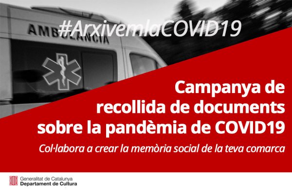 Campanya de recollida de documents sobre la pandèmia del Covid19 a l’Arxiu Comarcal del Montsià