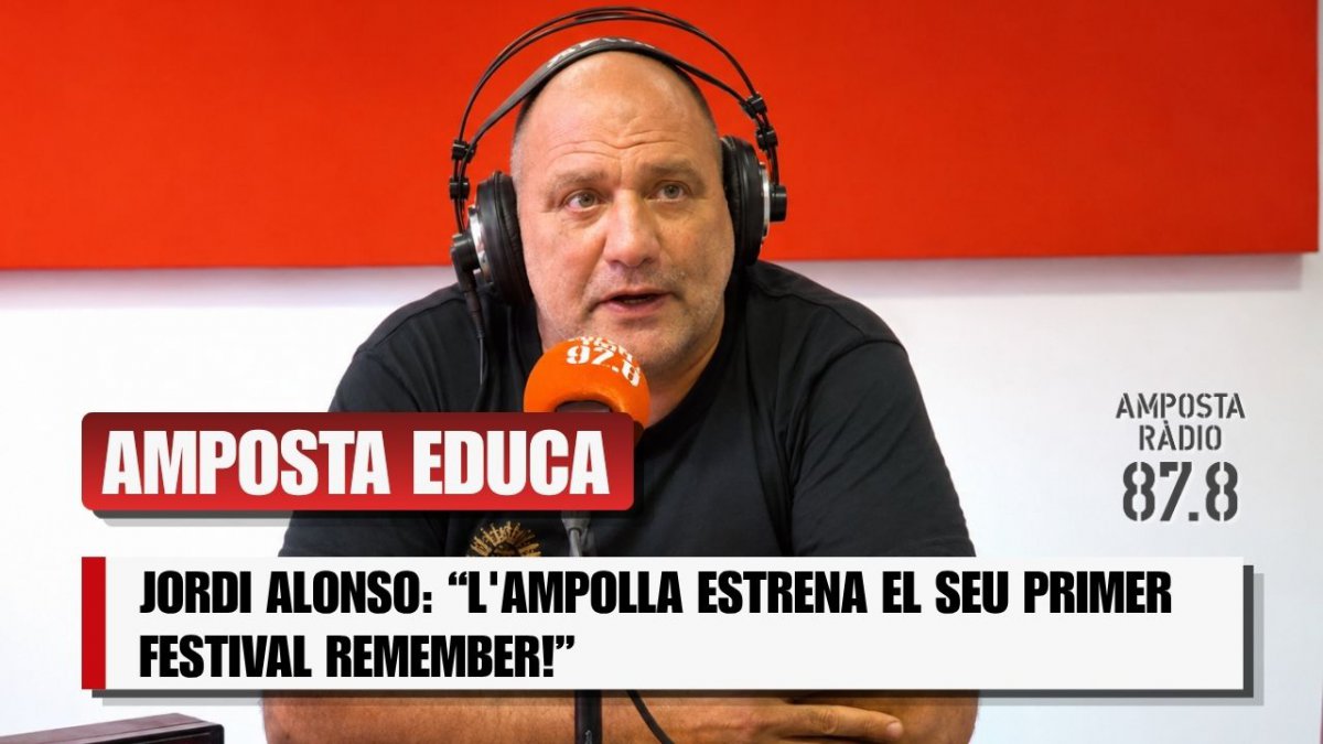 El primer festival Remember de l&rsquo;Ampolla: Entrevista a Jordi Alonso