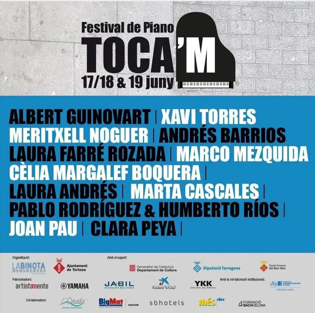 Maria Lombarte ens parla del festival de piana TOCA’M 2022