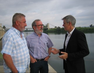 El senador  Miquel Aubà demana elaborar un projecte pilot de transferència de sediments des de l’embassament de Riba-roja d’Ebre fins a la desembocadura.