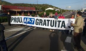 El subdelegat del govern espanyol a Tarragona reitera als veïns que no es renovarà la concessió de l´AP-7