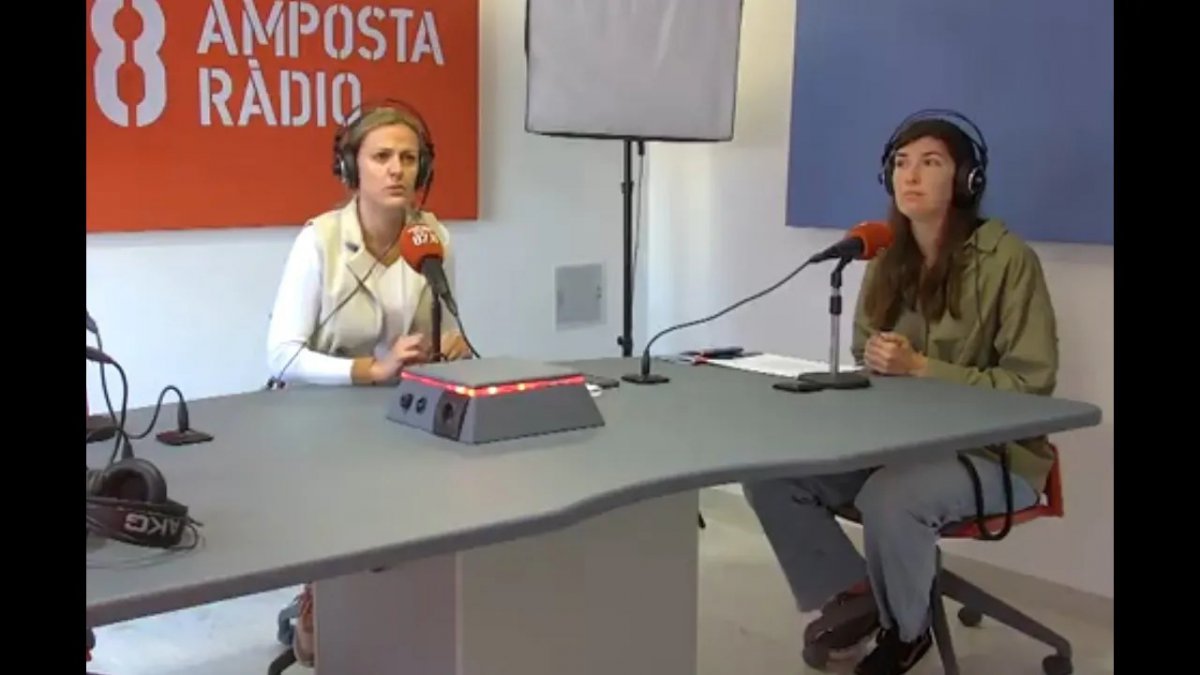 Núria Marco i Rosa Palmer expliquen el Pla Educatiu d’Entorn d’Amposta