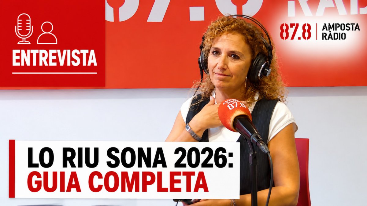 Lo Riu Sona 2026: Comiat de Pepet i Marieta i tot el cartell amb Ana Tomàs