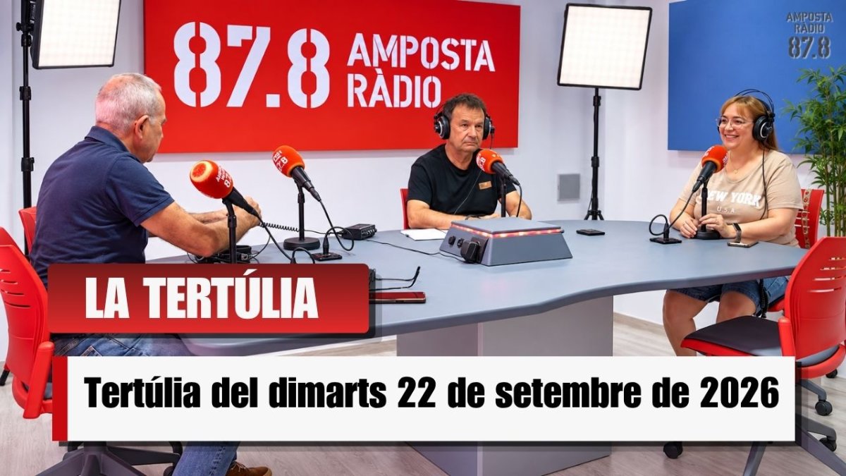 La tertúlia del dimarts 22 de setembre 2026