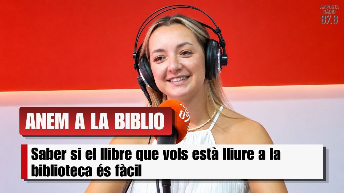 Refugi climàtic, l&rsquo;app Argus i novetats literàries: la Biblioteca d&rsquo;Amposta amb Andreea Serbanica