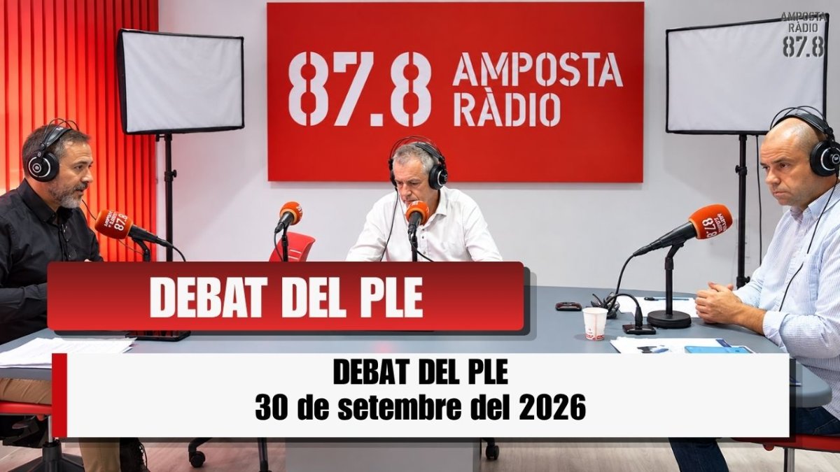 DEBAT DEL PLE: 30 09 2026