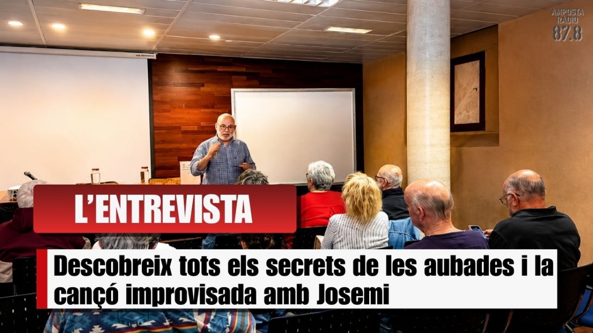 Josemi i el taller d&rsquo;aubades a Amposta: Com aprendre l&rsquo;art de la cançó improvisada