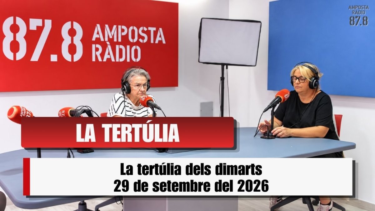 La tertúlia dels dimarts 29 09 2026