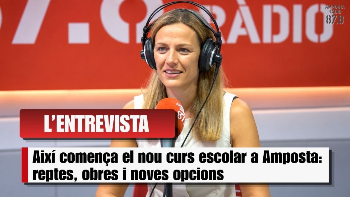 Entrevista a Núria Marco: Inici de curs, nou cicle de Logística i climatització d&rsquo;escoles